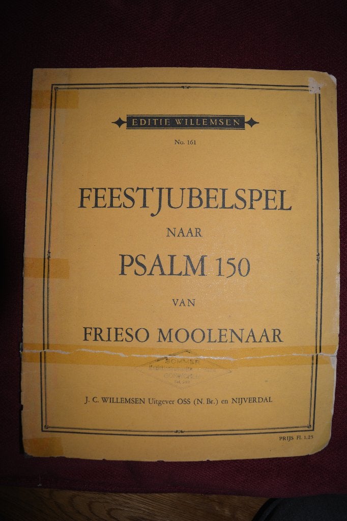 orgel: Feestjubelspel Ps. 150, Frieso Molenaar, Gelezen, Instrument, Ophalen of Verzenden, Frieso Molenaar