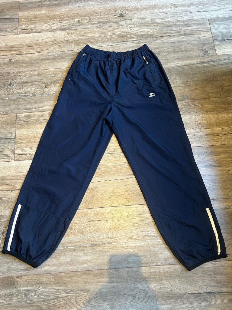 Vintage Starter track pants – navy, Maat 52/54 (L), Fitness, Blauw, Ophalen of Verzenden