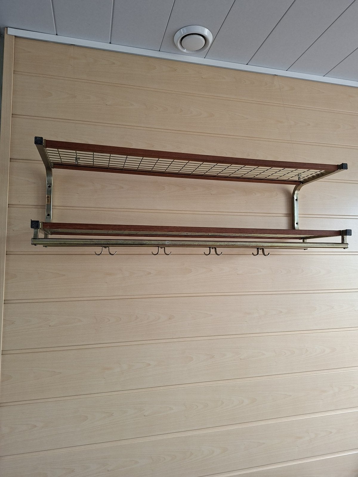 Vintage XL Treinkapstok Zweden, Wandkapstok, Ophalen of Verzenden, Zo goed als nieuw, Minder dan 100 cm