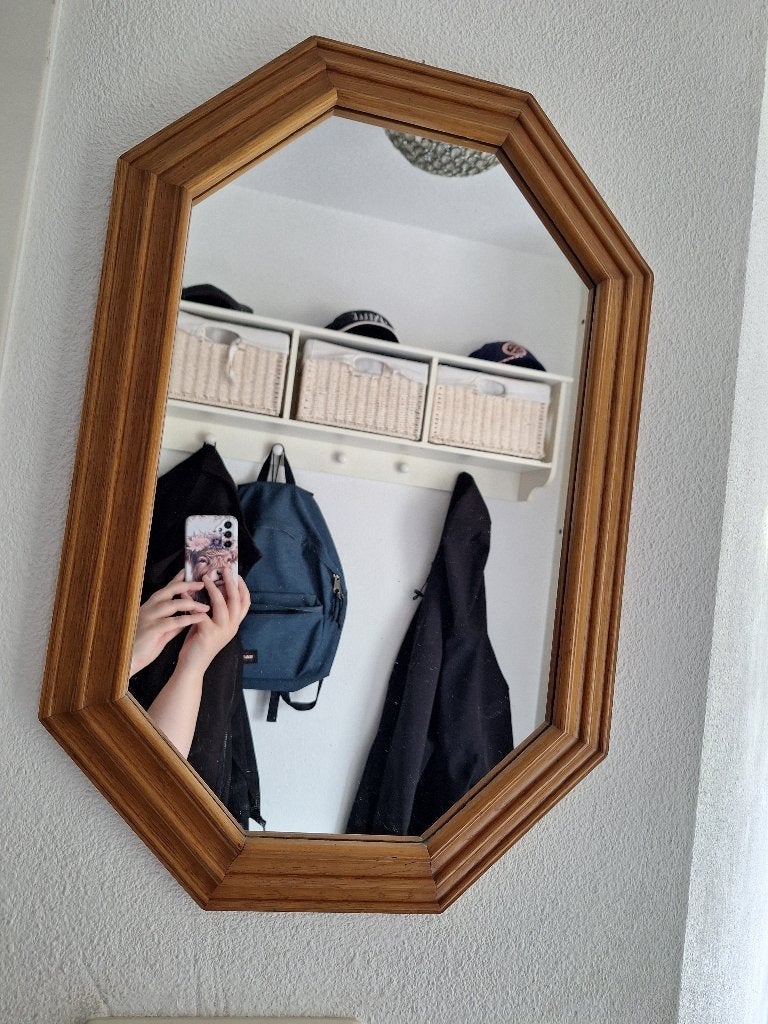 Leuke spiegel, Ophalen, Minder dan 50 cm, Zo goed als nieuw, Minder dan 100 cm