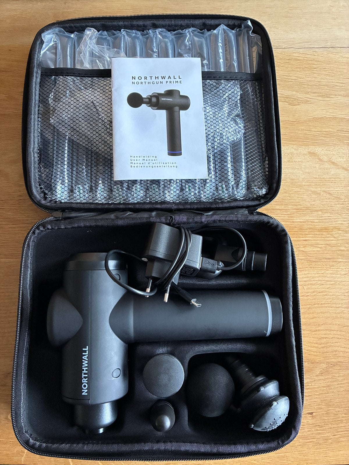 North Wall prime massage gun, Ophalen of Verzenden, Zo goed als nieuw, Apparaat