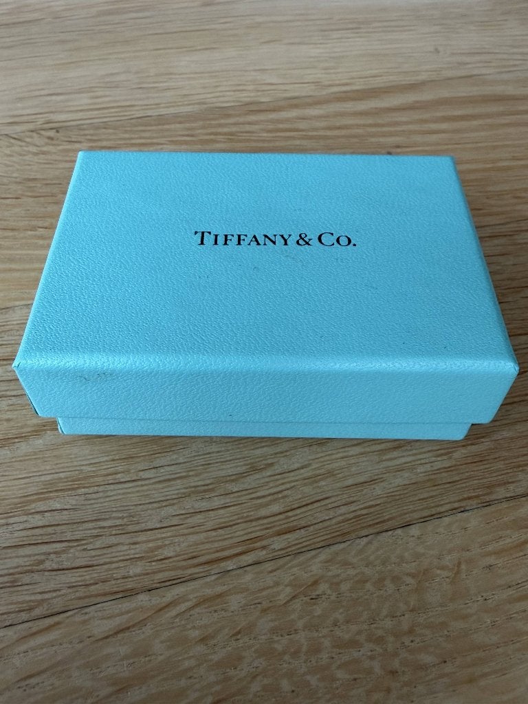 Tiffany & Co. zilveren manchetknopen 925 – ongebruikt + doos, Ophalen of Verzenden, Zo goed als nieuw, Zilver