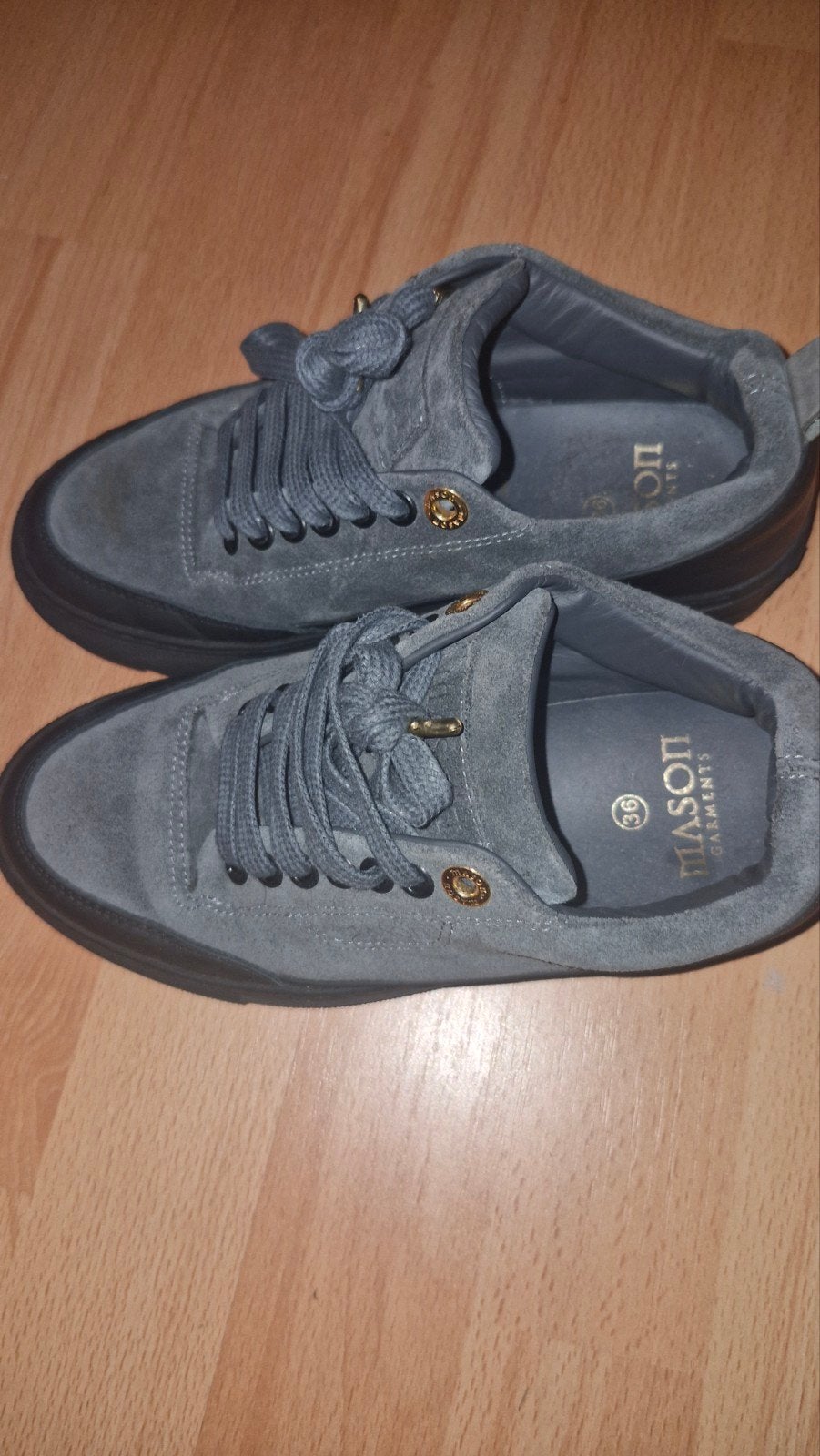 Mason Garments/reebok/suoertrash sneakers mt 36, Mason Garments, Ophalen of Verzenden, Grijs, Sneakers of Gympen