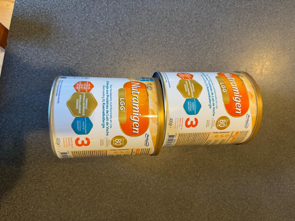 Nutramigen LGG 3 2x400g, Ophalen of Verzenden, Nieuw, Overige typen