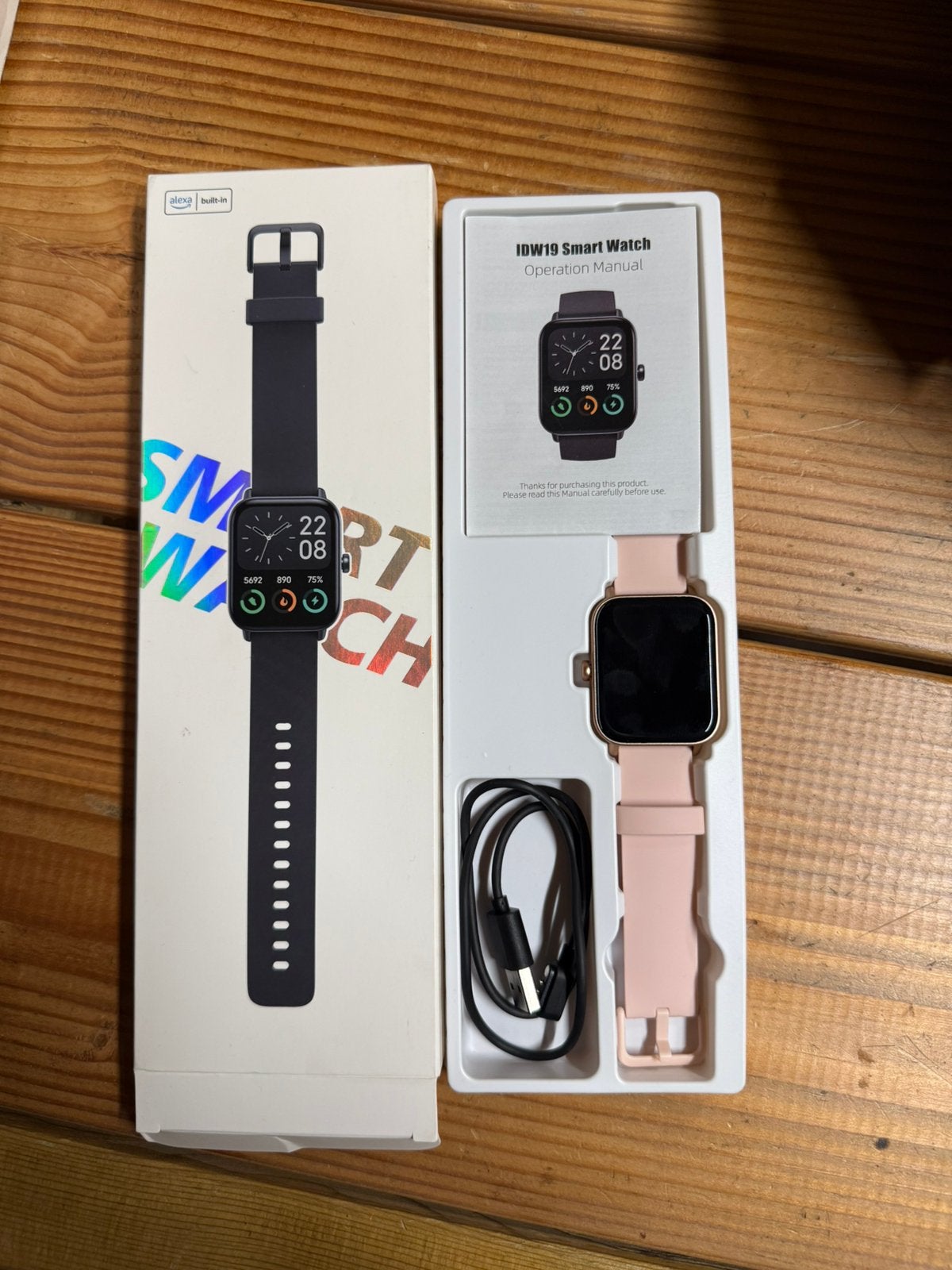 NIEUWE smartwatches, Ophalen of Verzenden, Nieuw, Roze, Android