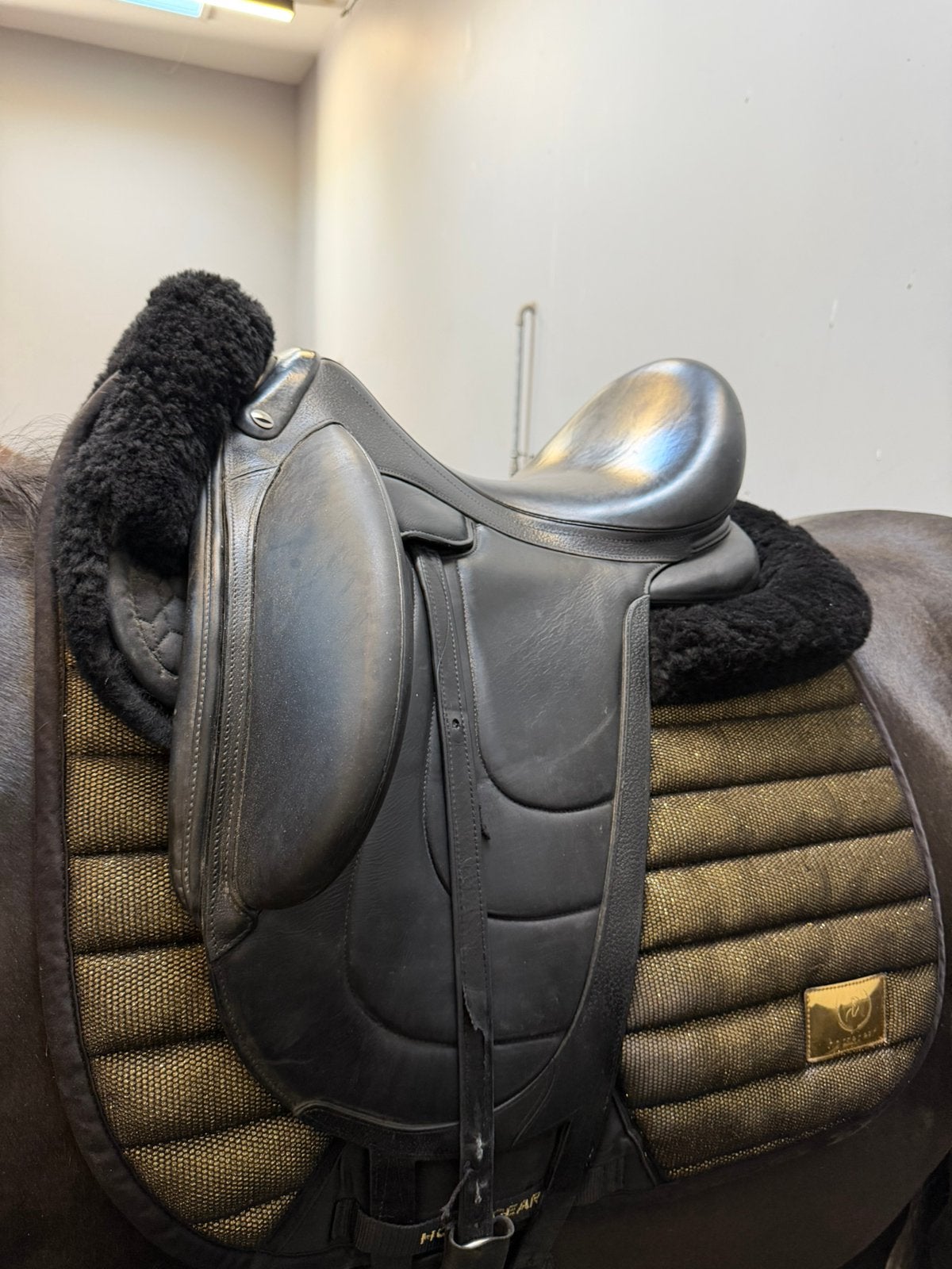 GEZOCHT Devoucoux Harmonie S zadel, Ophalen, Gebruikt, Dressuur