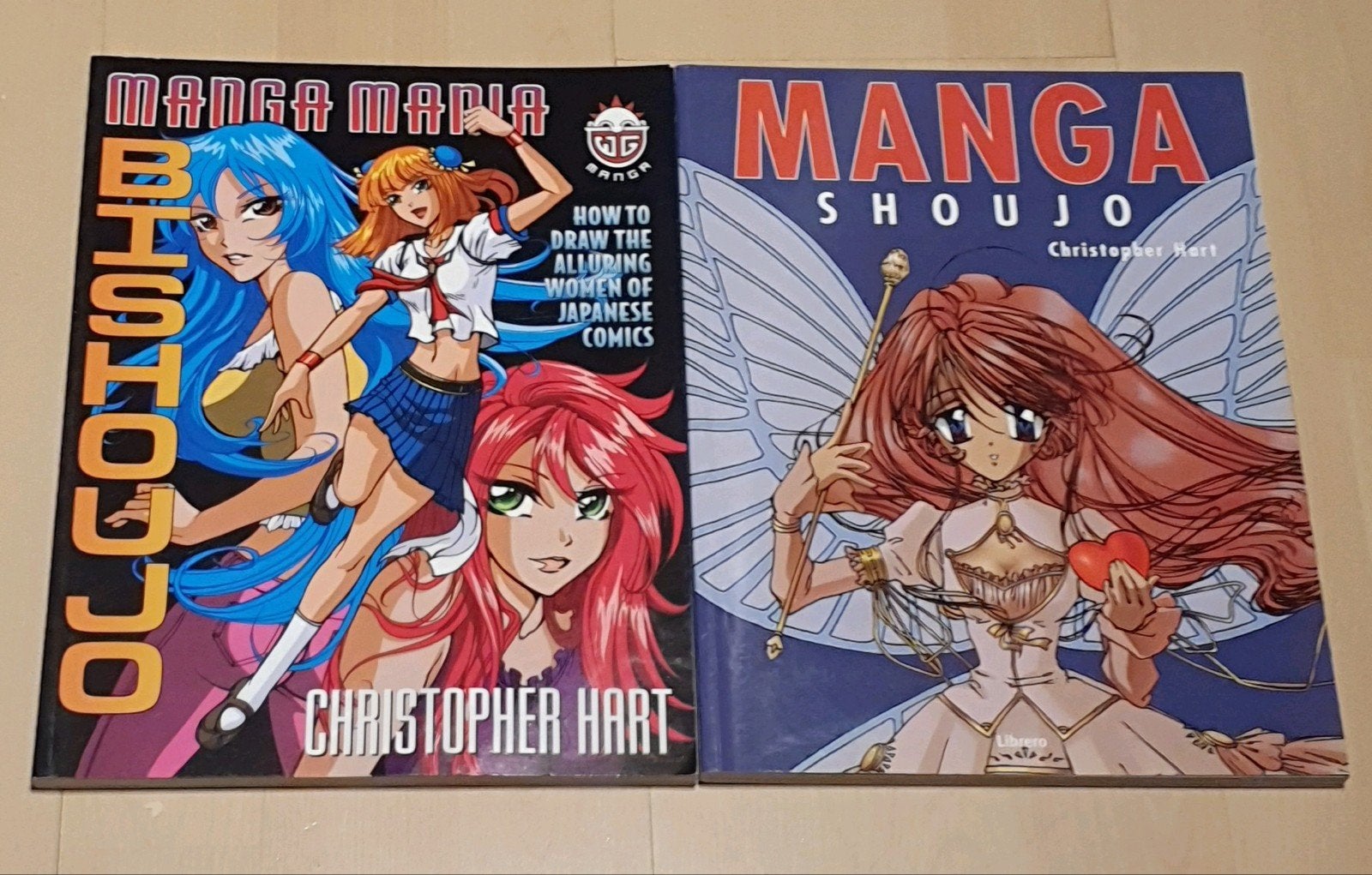 Te koop: Manga Shoujo Tekenboeken - Christopher Hart, Ophalen of Verzenden, Zo goed als nieuw, Papier, Schets- of Tekenboek