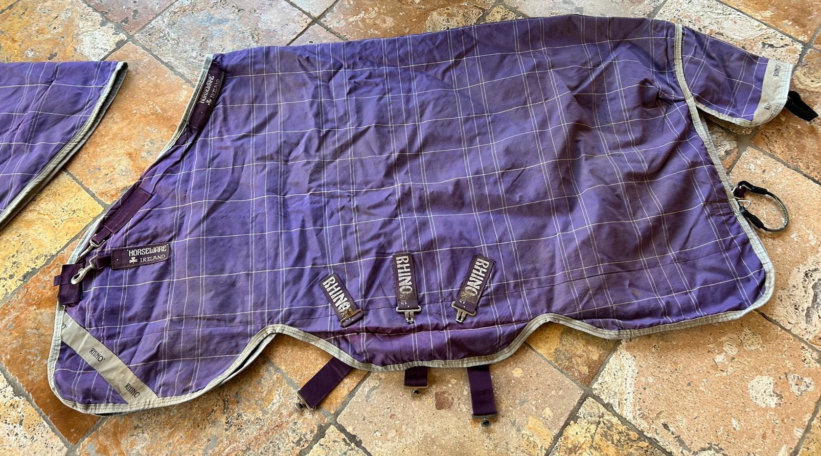 Horseware Rhino Plus Lite 0gr. (inclusief hals) 5,9, Dieren en Toebehoren, Klittenbandsluiting, Gebruikt, Overige materialen, Ophalen of Verzenden
