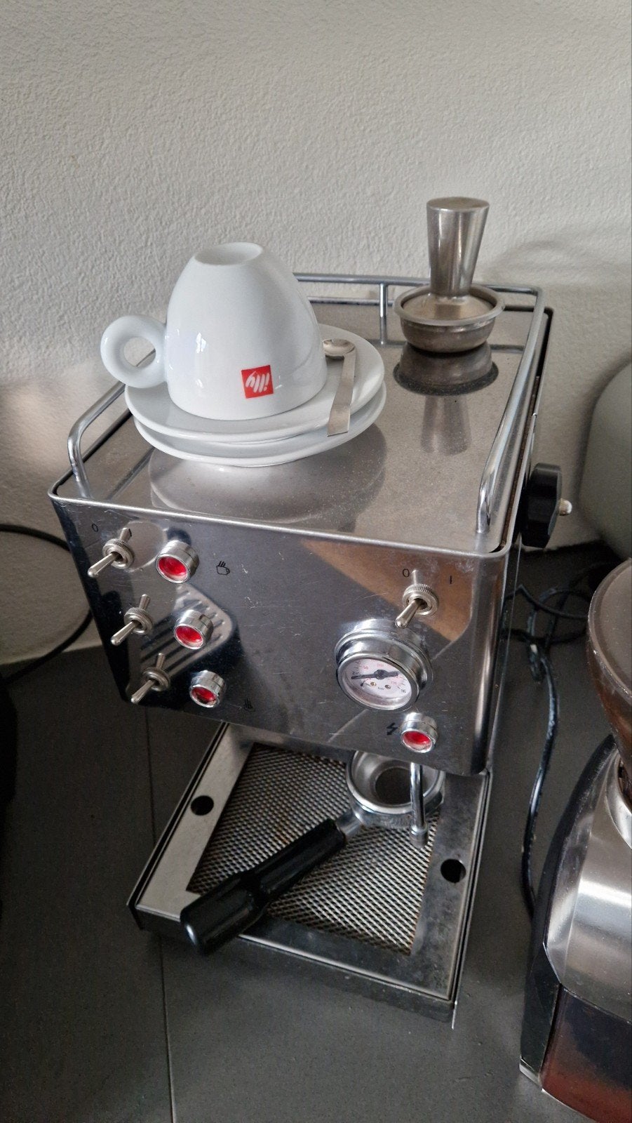 Halfautomaat RVS Isomac Venus 3L espressomachine pro, Espresso apparaat, Refurbished, Gemalen koffie, Ophalen of Verzenden