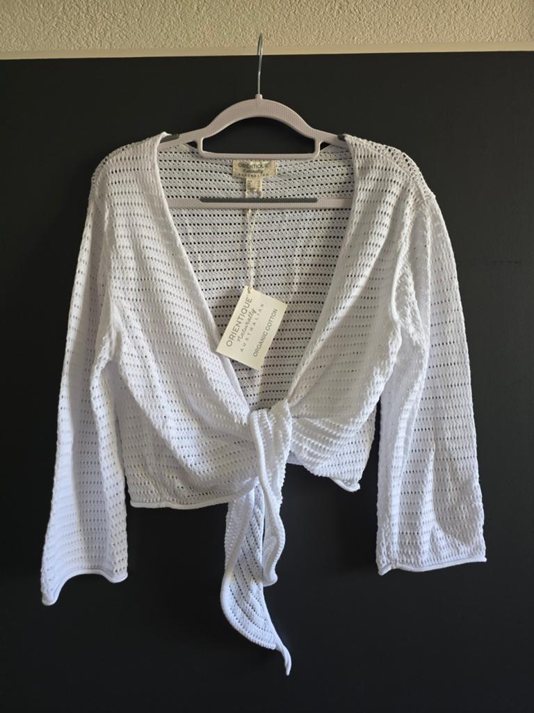 Nieuwe bolero vestje L Orientique wit, Kleding | Dames, Ophalen of Verzenden, Nieuw, Wit