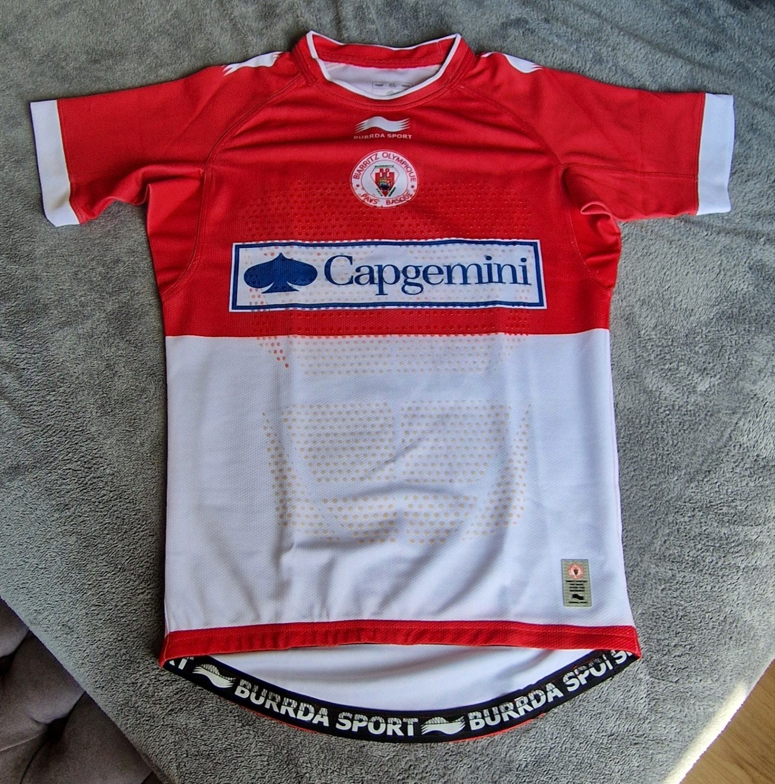 Biarritz Olympique Rugby Wedstrijdshirt XL, Ophalen, Burrda Sport, Algemeen, Maat 56/58 (XL)