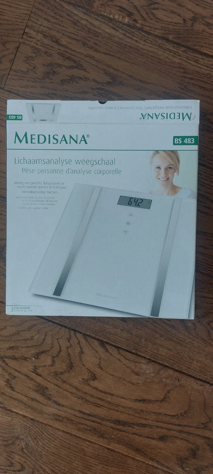 Medisana Personenweegschaal BS 483 - Lichaamsanalyse, Minder dan 10 kg, Nieuw, Ophalen of Verzenden, Digitaal