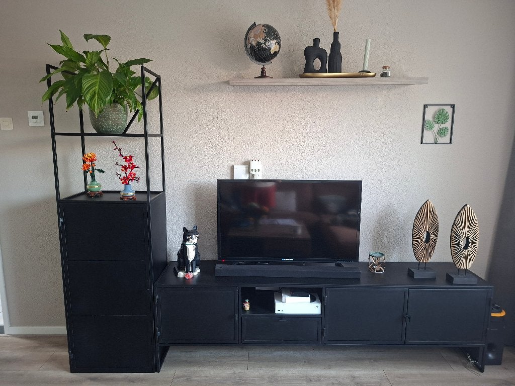 Tv meubel en kast, Ophalen, Gebruikt, Minder dan 100 cm, Metaal