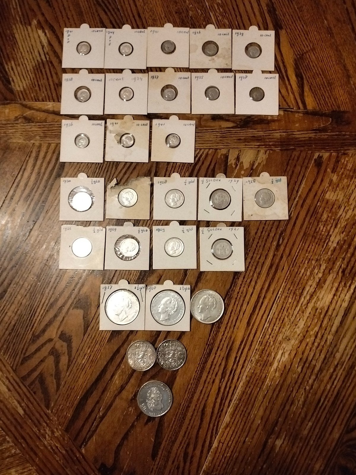 partij zilver munten, Ophalen of Verzenden, Koningin Wilhelmina, Zilver
