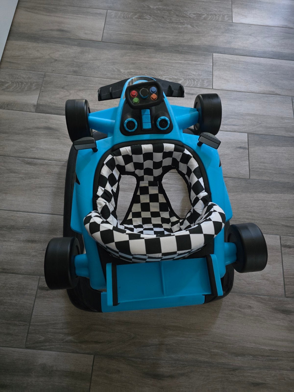 Loopwagen raceauto blauw, Ophalen, Zo goed als nieuw, Loopvoertuig