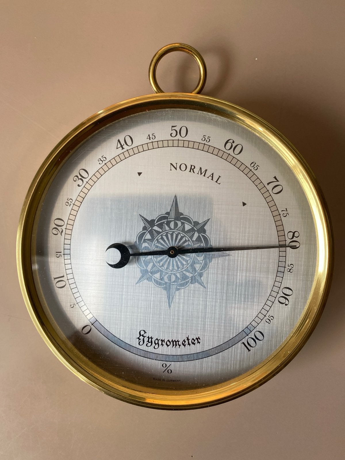 Vintage Hygrometer - Made in Germany, Audio, Tv en Foto, Weerstations en Barometers, Ophalen of Verzenden, Gebruikt, Weerstation