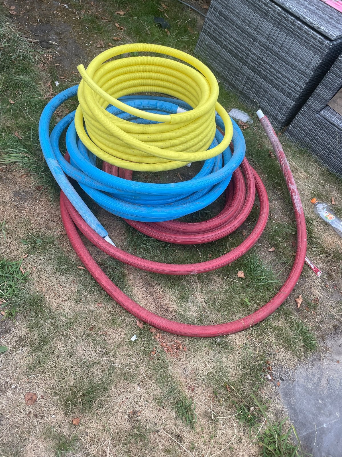 Henco flexibele geïsoleerde mantelbuizen G-R-B ca. 10 meter, Ophalen, Nieuw, Overige merken, Kabel of Snoer