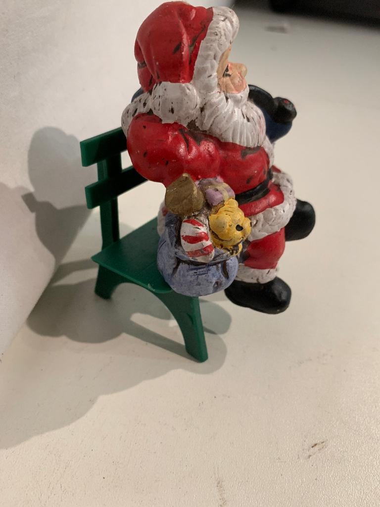 kerstman op bankje *, Diversen, Kerst, Niet bekend, Niet bekend, Nieuw, Ophalen of Verzenden