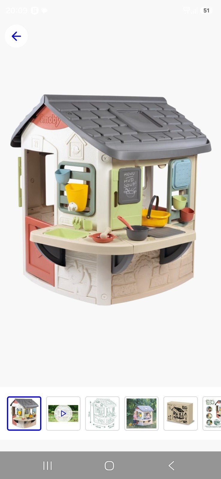Nieuw Smoby Speelhuisje Mud Cooking House - Ongeopend!, Ophalen