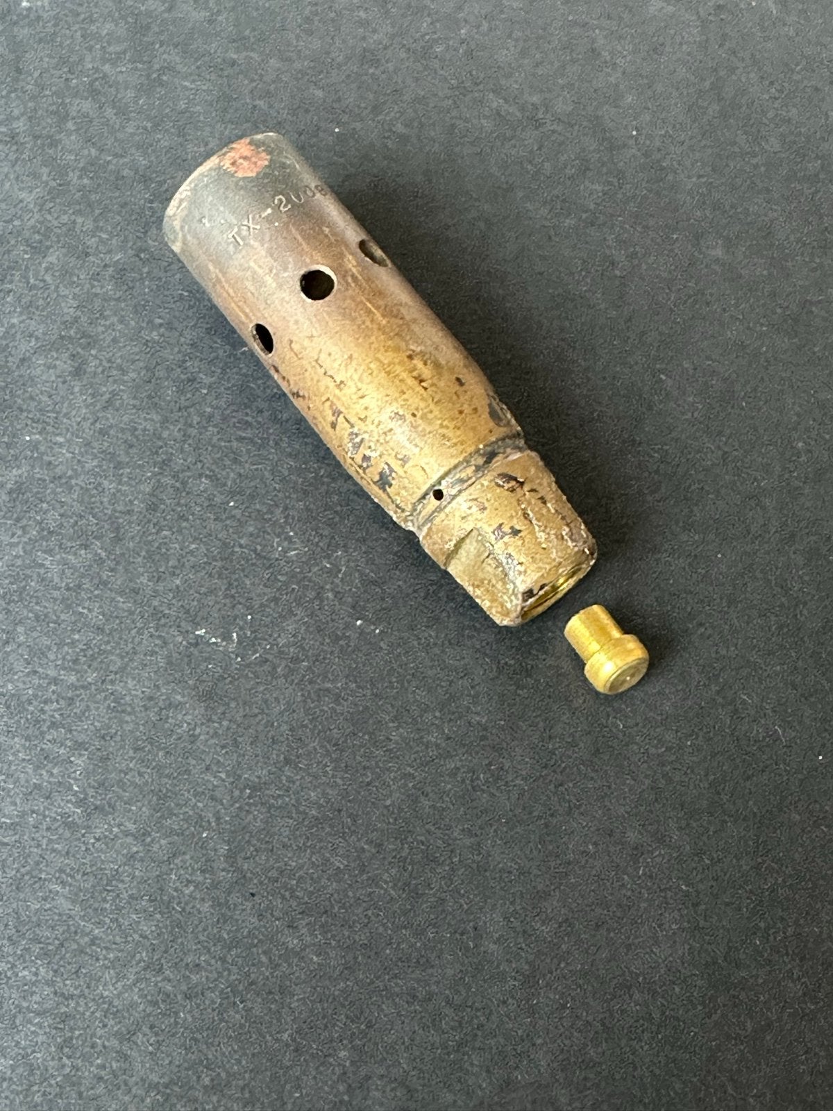 Oude messing onderdelen voor soldeerlamp of brander, Ophalen of Verzenden, Gebruikt