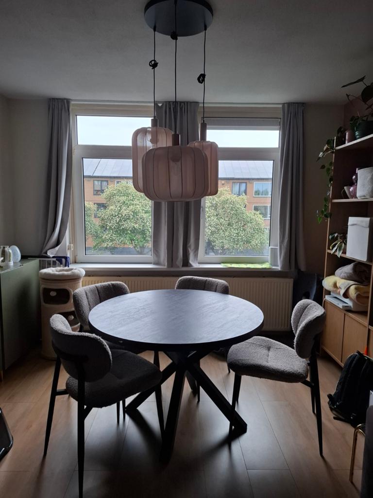 Ronde eettafel ø 120 cm, Huis en Inrichting, Tafels | Eettafels, Gebruikt, Rond, Ophalen of Verzenden, Vier personen
