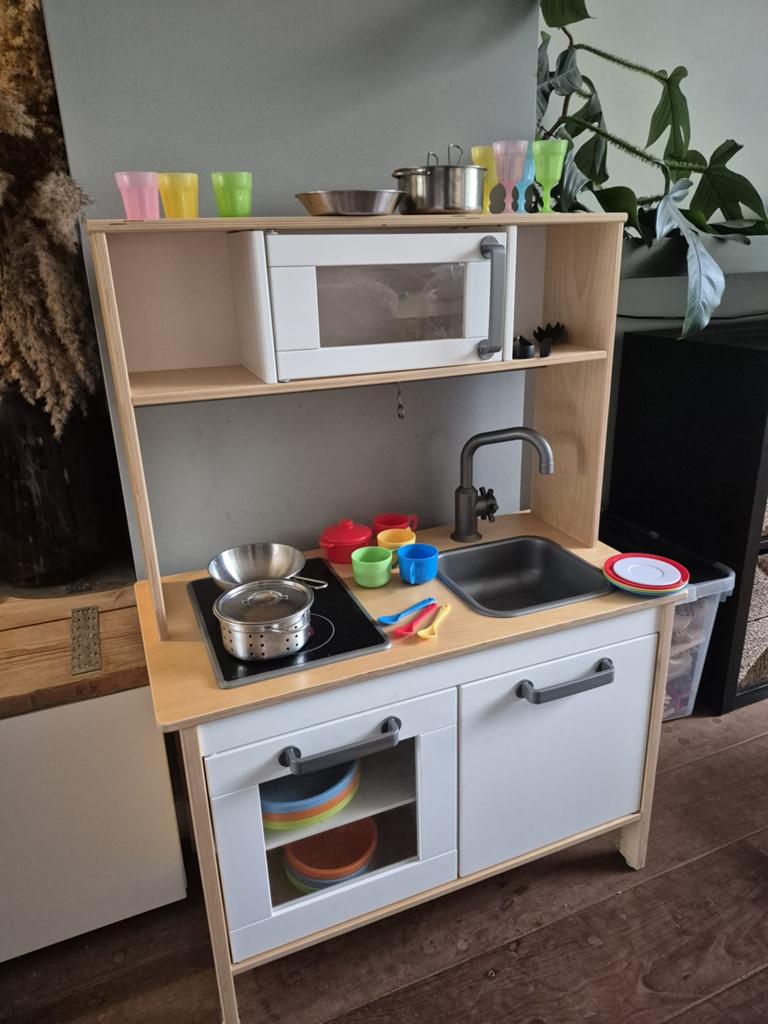 Ikea speelkeuken met toebehoren, Ophalen, Gebruikt