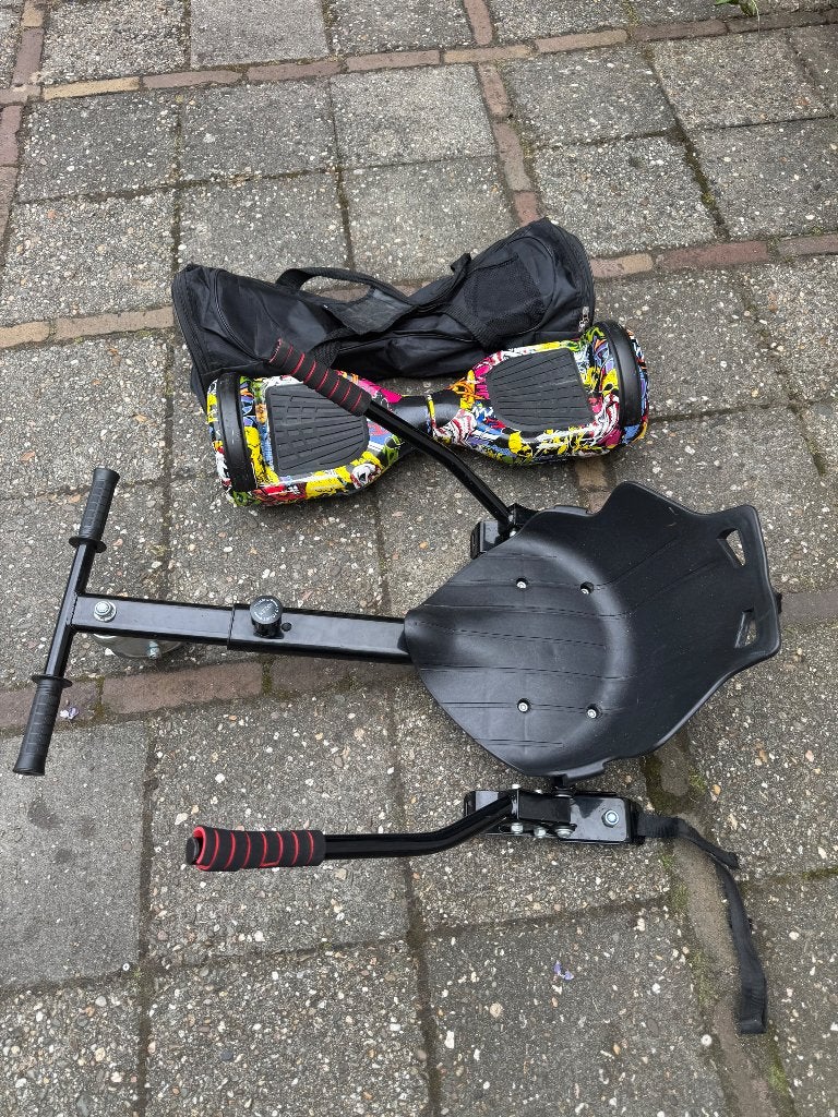 Hoverboard met kart defect / opknapper, Fietsen en Brommers, Ophalen of Verzenden, Gebruikt, Elektrische step (E-scooter)