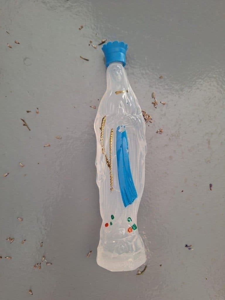 wijwater fles uit Lourdes, Antiek en Kunst, Ophalen of Verzenden