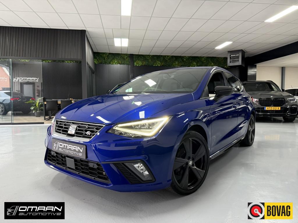 SEAT Ibiza 1.0 TSI 116PK BLACK EDITION FR DSG CARPLAY CAMERA, Automaat, Blauw, 116 pk, Ibiza