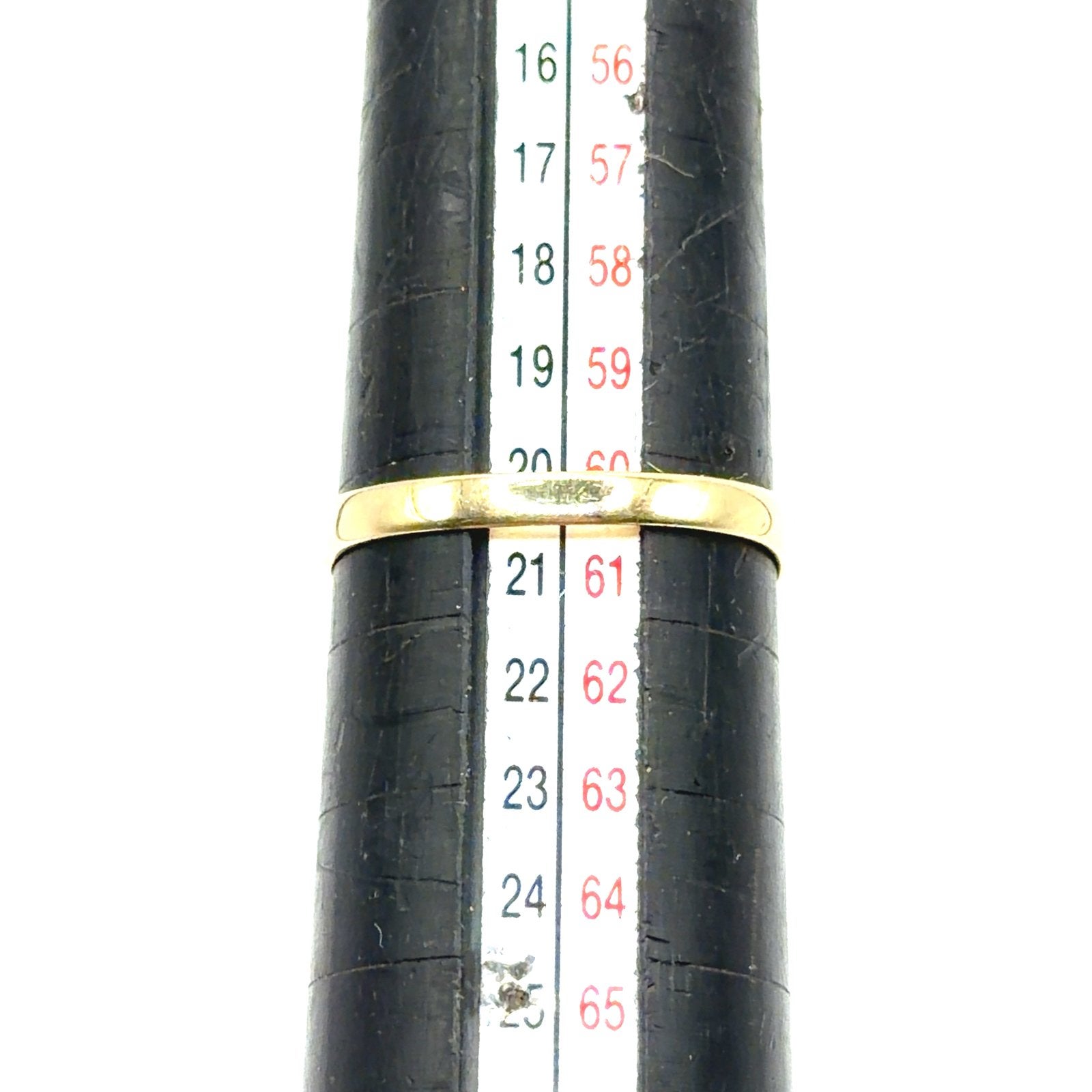 Gouden heren ring 14karaat, 18 tot 19, Nieuw, Ophalen of Verzenden, W