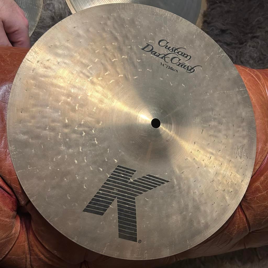 14” Zildjian K Custom Dark Crash - 2009, Usa, Advertentie@hermanJager.nl, Drums of Percussie, Ophalen of Verzenden