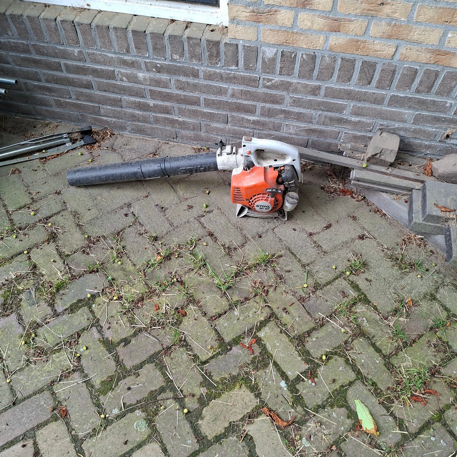 Stihl bladblazer - start wel, valt uit, Gebruikt, Handgedragen, Ophalen of Verzenden, Stihl