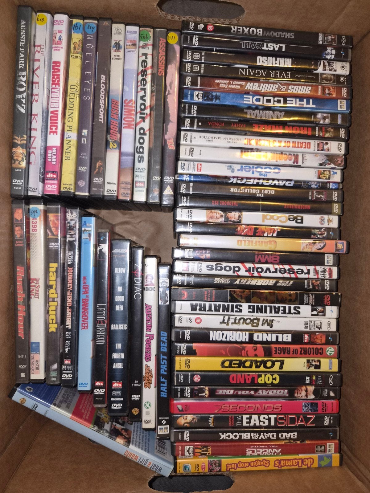 Grote partij van 236 diverse dvd's - doe een bod!, Ophalen, Gebruikt