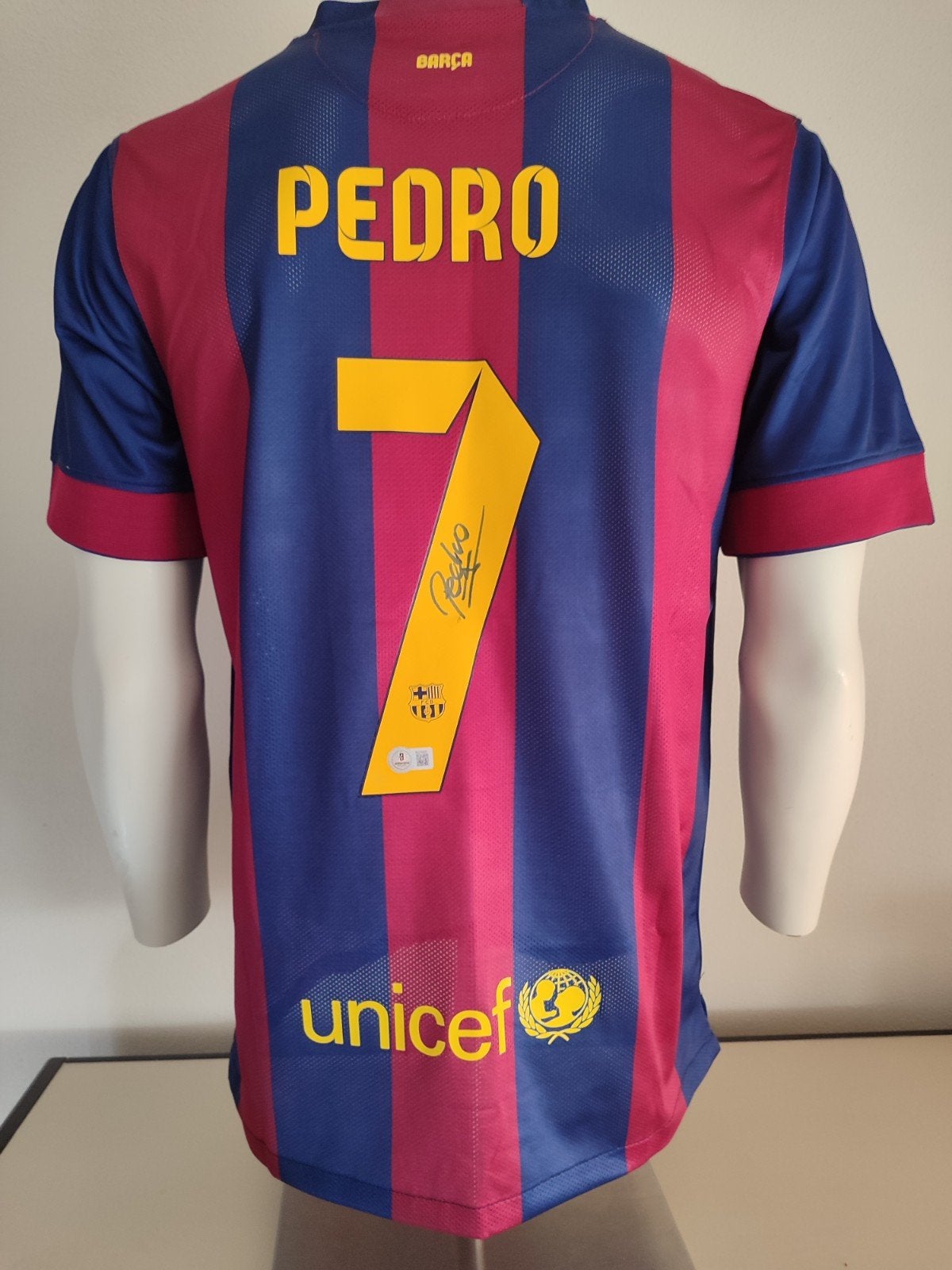 Barcelona shirt gesigneerd door Pedro met COA Beckett
Inlijs, Verzamelen, Ophalen of Verzenden, Nieuw, Buitenlandse clubs, Shirt