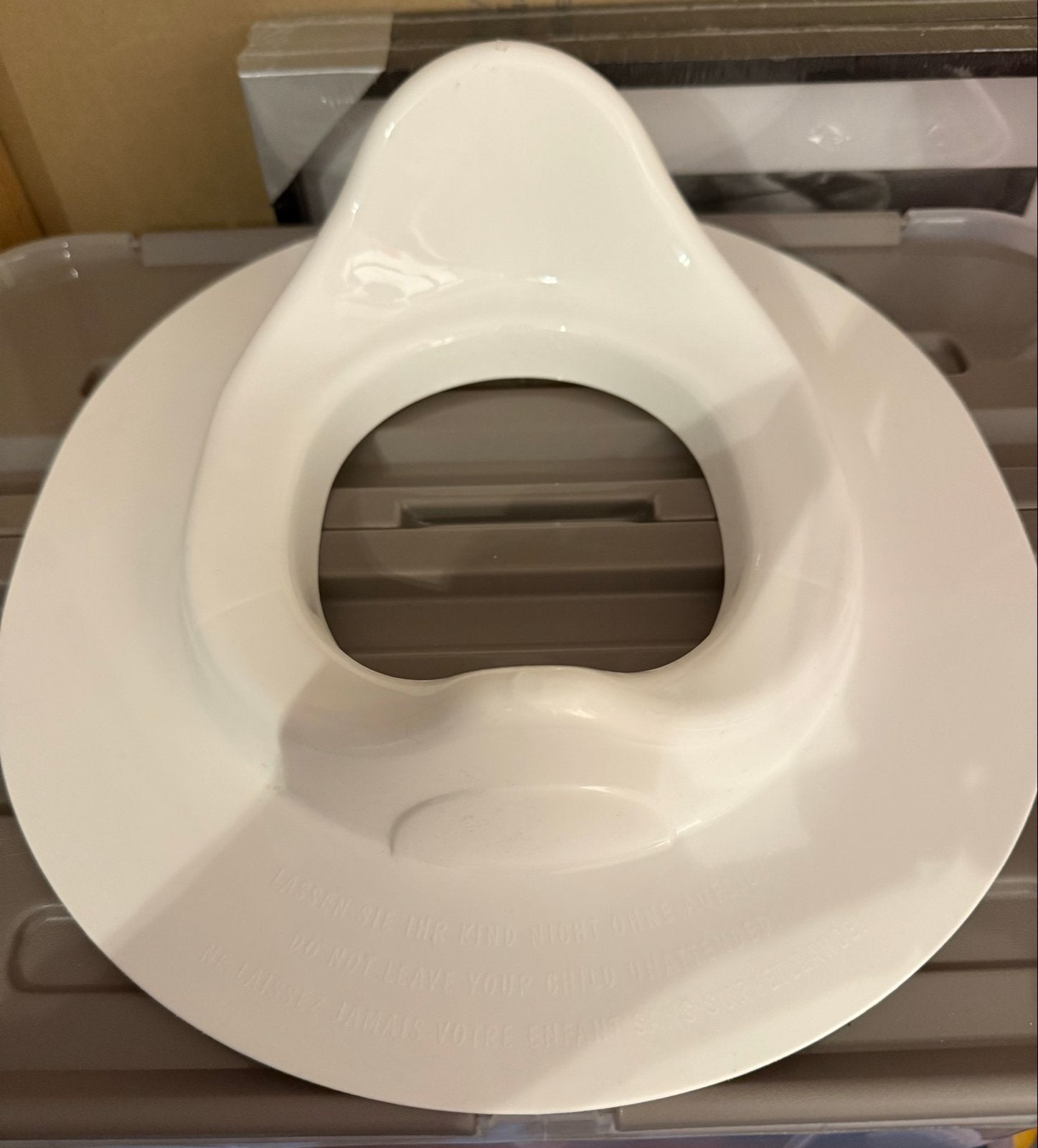 Witte toiletverkleiner voor kinderen, Ophalen of Verzenden, Gebruikt