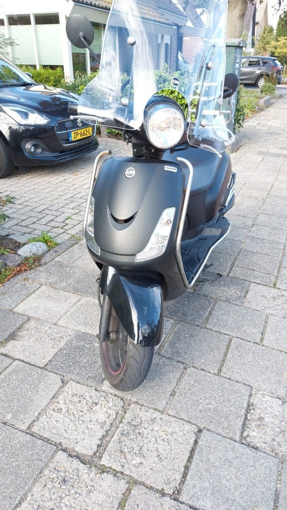 Scooter SYM II euro 4 mat zwart 45 km, Ophalen, Gebruikt, Maximaal 45 km/u, Benzine