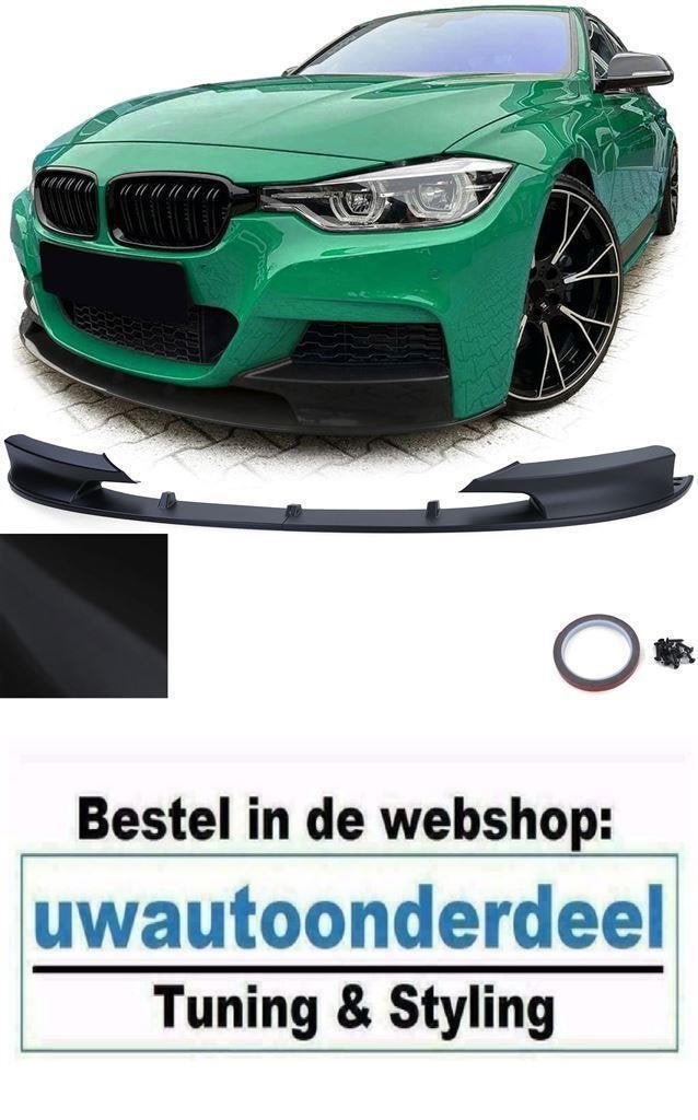 Spoiler Splitter Lip Mat Zwart Voor Bmw 3 Serie F30 F31 M Pa, Verzenden