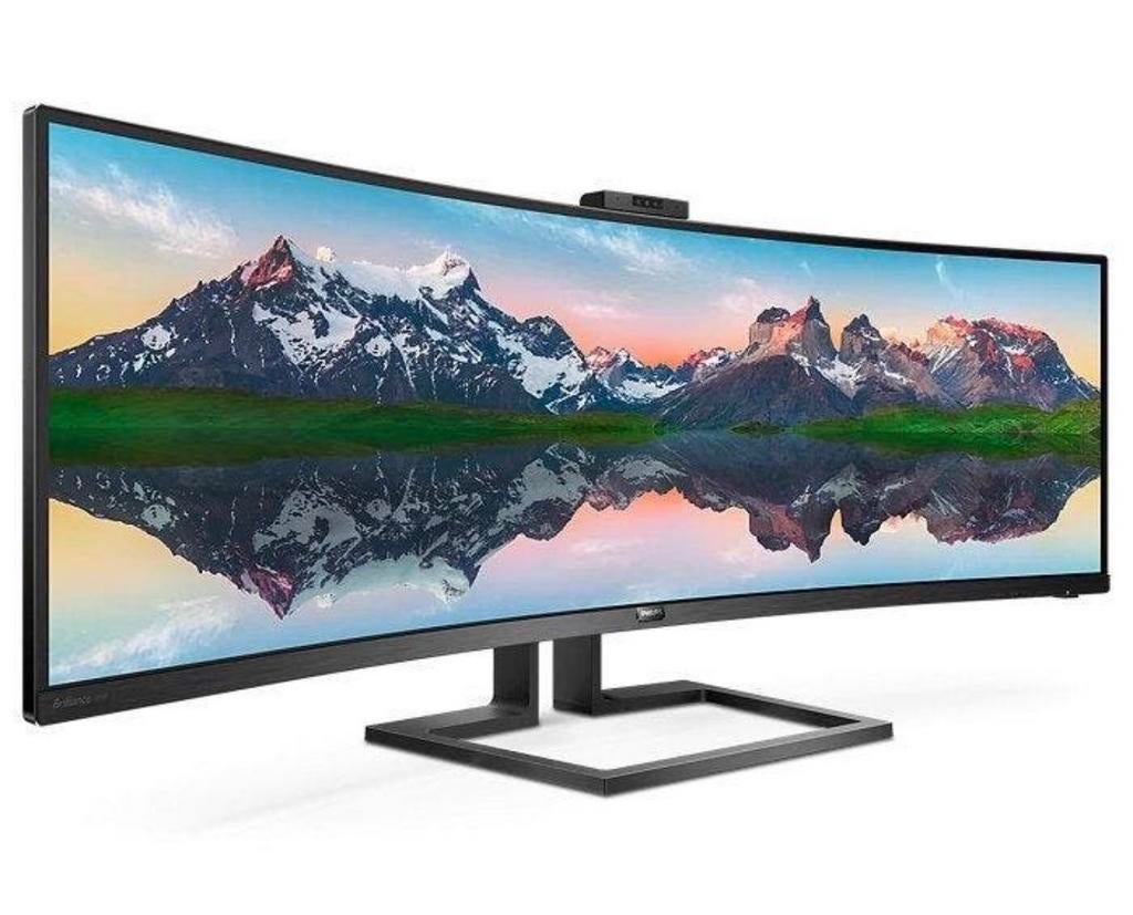 Philips Curved Ultrawide 5K Monitor 49 inch, 3 tot 5 ms, Phillips, HDMI, LED