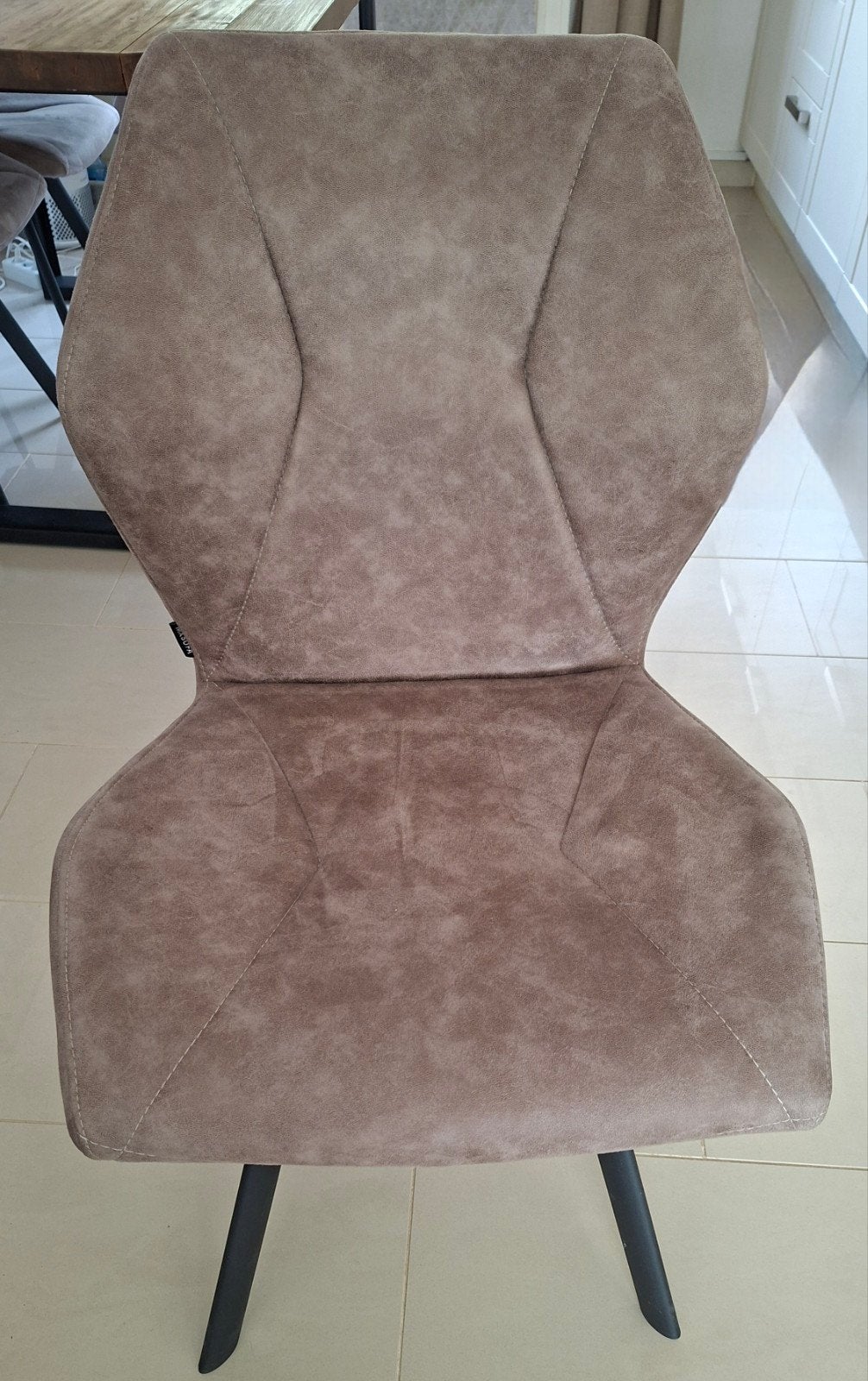 4 Eetkamerstoelen XmSofa Tesla, Ophalen, Overige kleuren, Zo goed als nieuw, Stof
