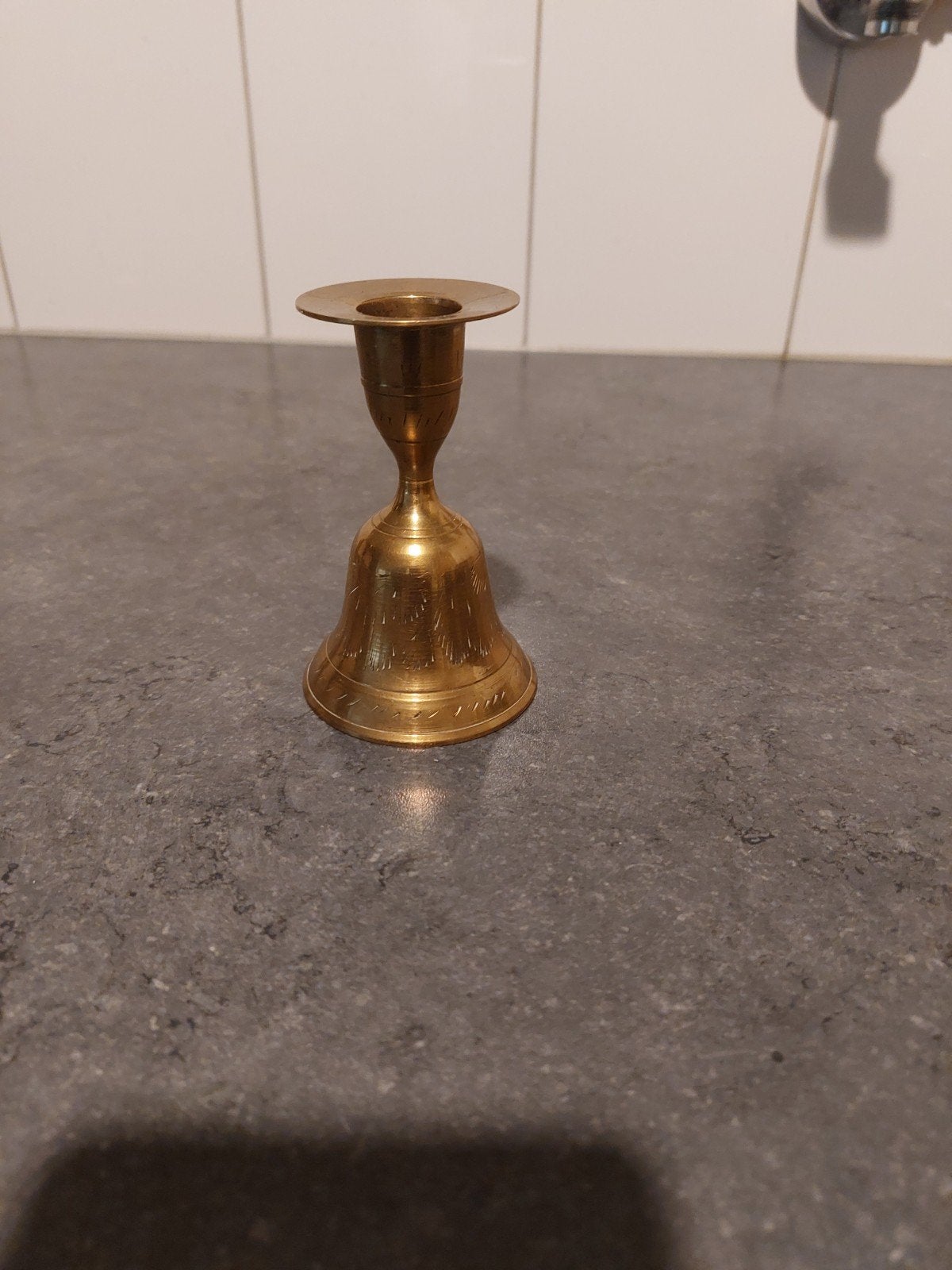 Koperen Rituele Bel / Kandelaar - Religieuze Decoratie, Ophalen of Verzenden
