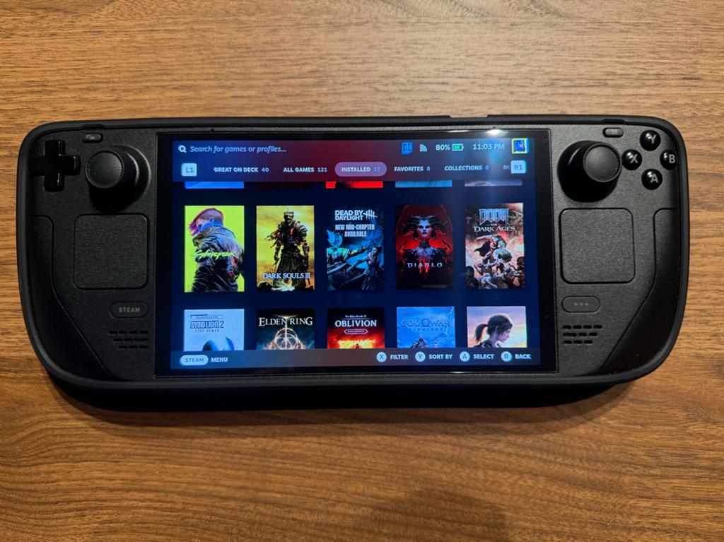 Steam Deck OLED (Zo goed als nieuw) + Spigen hoes, Ophalen of Verzenden, Valve, Zo goed als nieuw