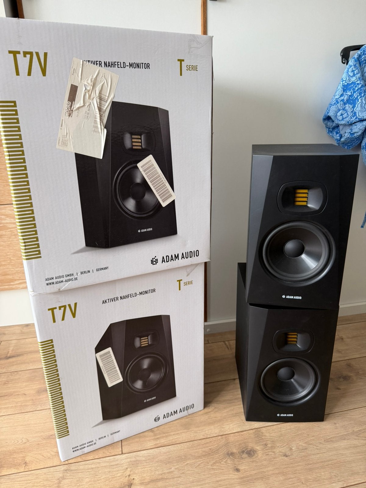 ADAM T7V studio monitoren / speaker, Ophalen of Verzenden, Zo goed als nieuw, Overige merken