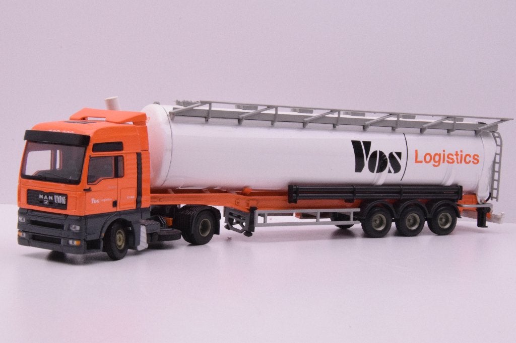 MAN  '' Harry Vos Oss  '' Lion car, Ophalen of Verzenden, Zo goed als nieuw, Bus of Vrachtwagen, Lion Toys