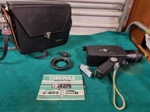 cinemax super 8 camera, c-802, Ophalen of Verzenden