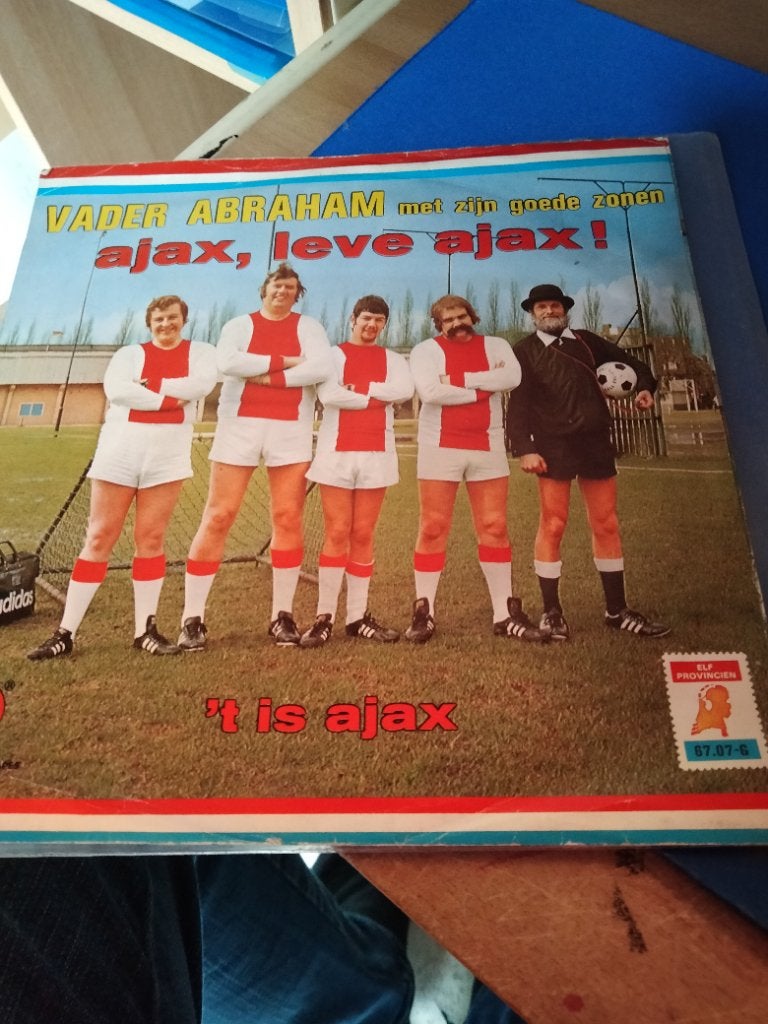 Vader Abraham Ajax leve ajax, Verzamelen, Ophalen of Verzenden, Gebruikt, Ajax