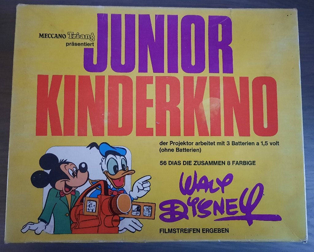 meccano tri-ang junior kinderkino - diaprojector - Disney, Verzamelen, Ophalen of Verzenden, Overige figuren, Gebruikt, Overige typen
