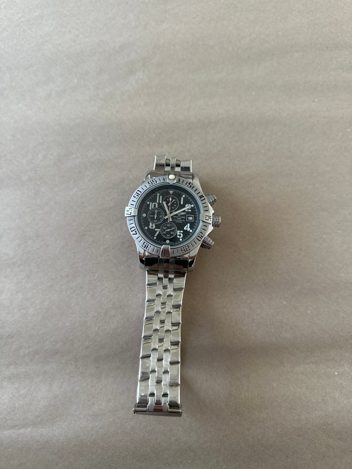 Breitling Chronomat Evolution horloge Staal. Onderhandelbaar, Staal, Met bandje, Breitling, Polshorloge