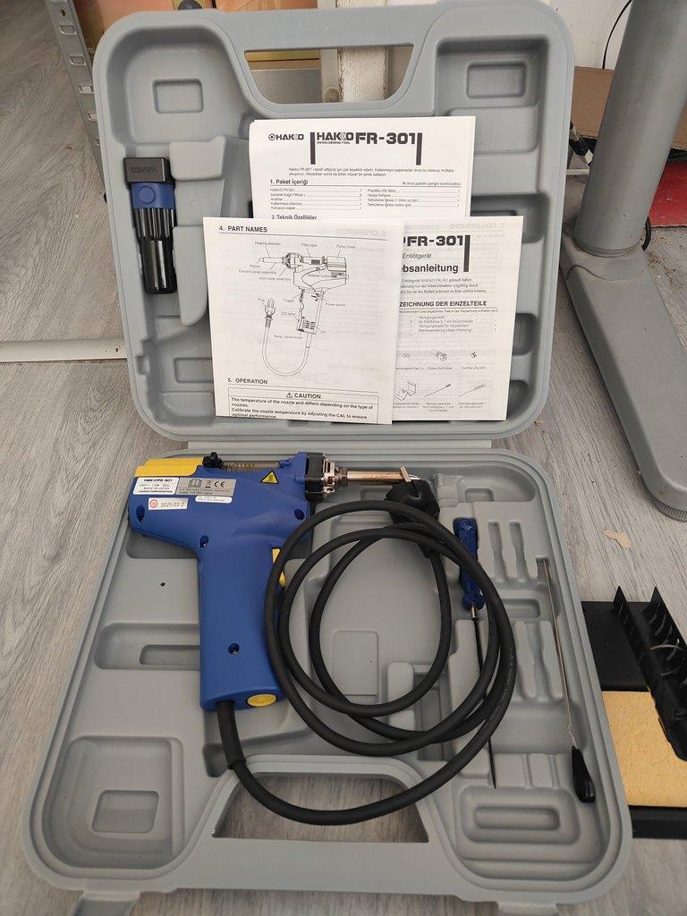 Hakko-fr-301-desoldeerpistool, Ophalen, Zo goed als nieuw, Elektriciteit
