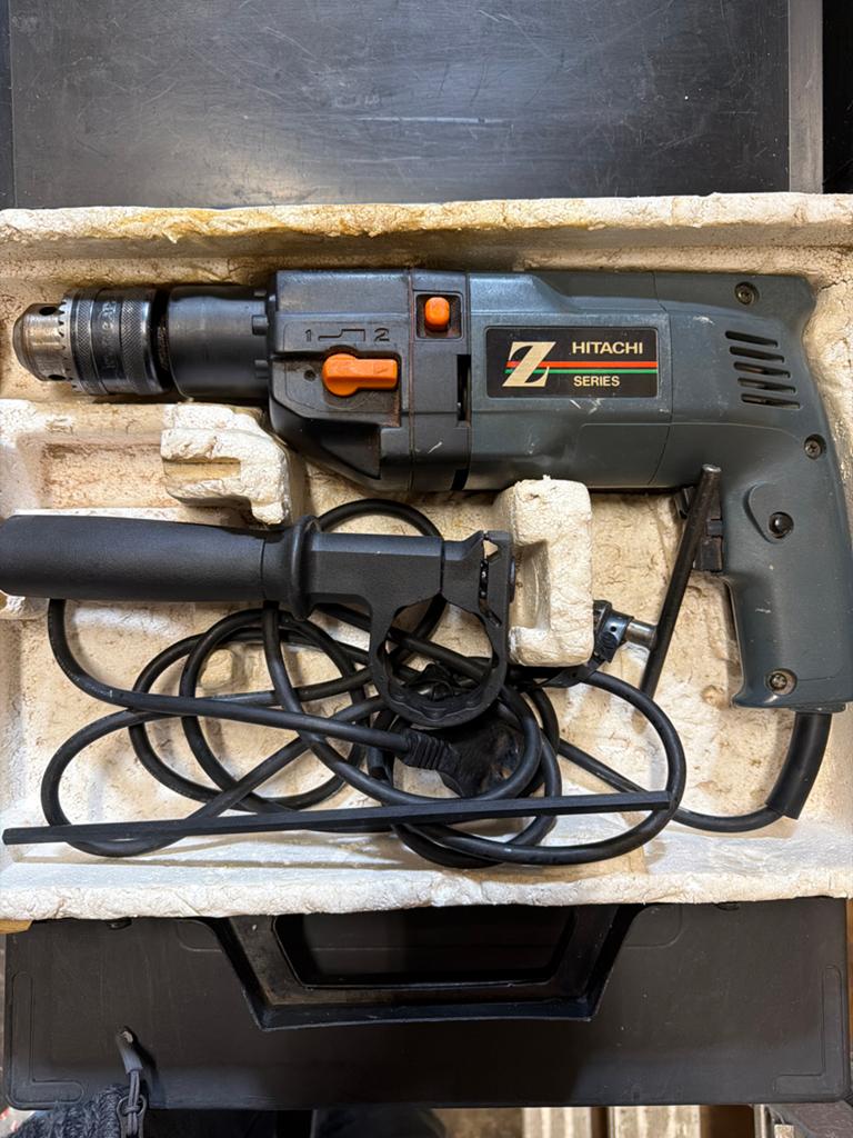 Hitachi Z series boormachine - Gebuikt en goed functionerend, Doe-het-zelf en Verbouw, Gebruikt, Klopboormechanisme, 400 tot 600 watt