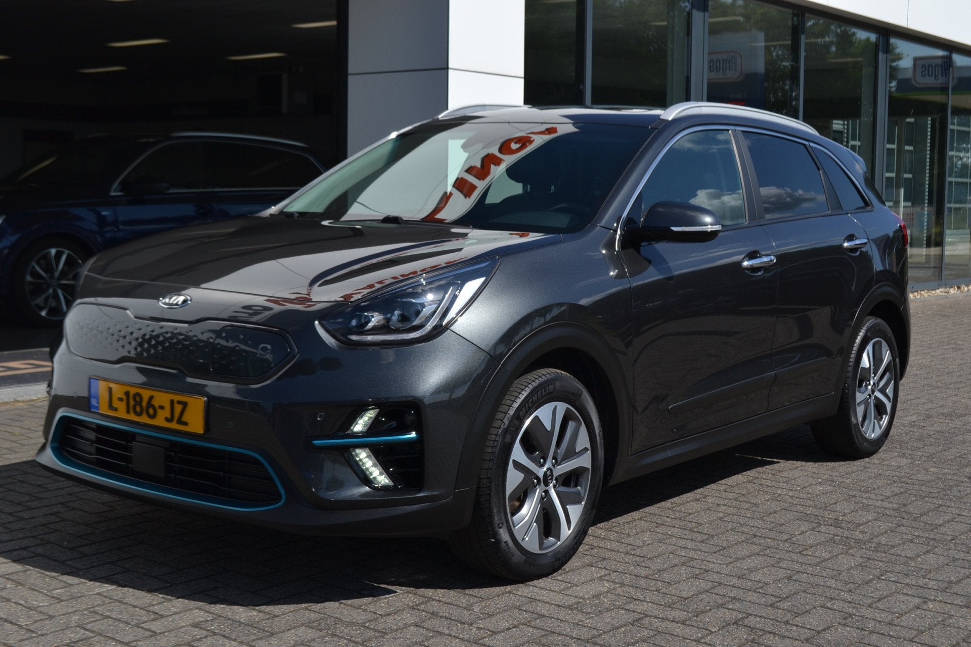 Kia e-Niro DynamicPlusLine 39 kWh (bj 2021, automaat), Auto's, Kia, 136 pk, Gebruikt, 31 min, Origineel Nederlands